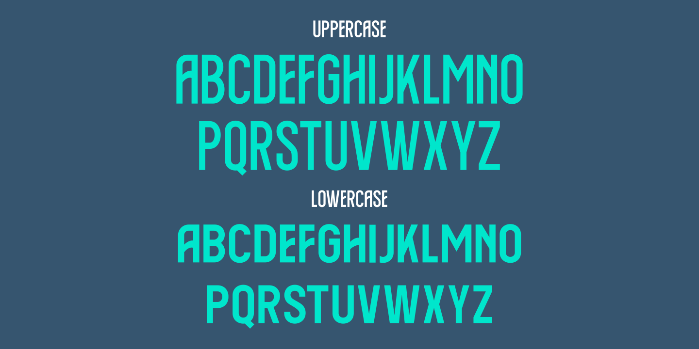 Example font Roundlane #7